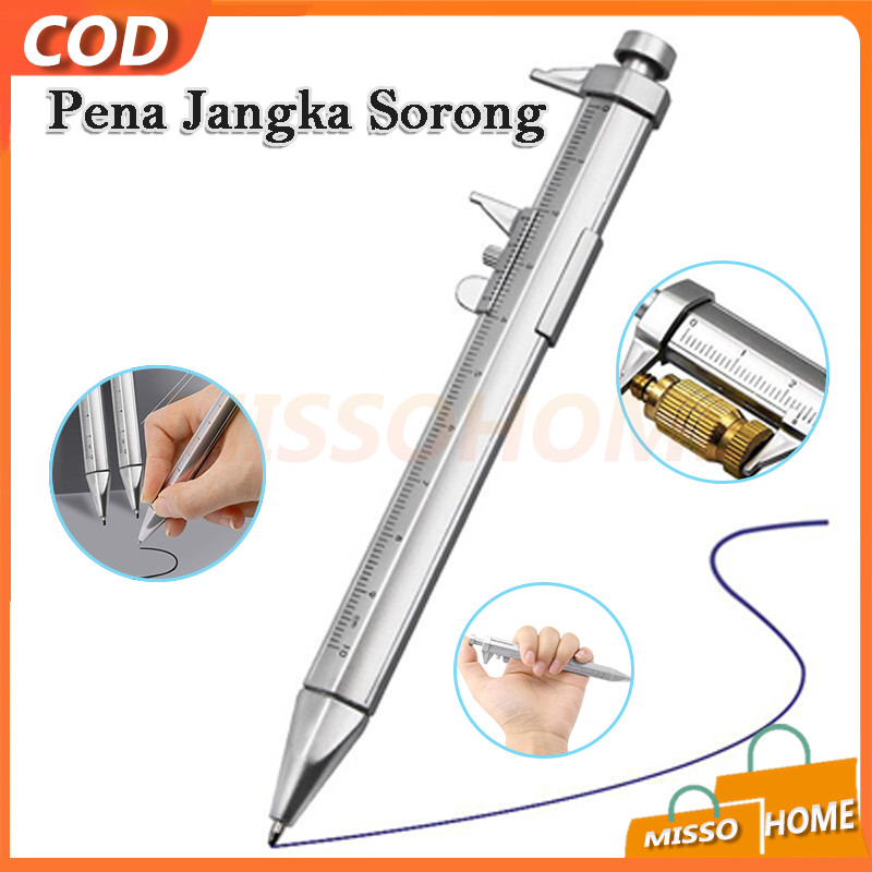 

Pen Ukur Sigmat Ballpoint / Pulpen Tulis Mistar Ukur Multifungsi / Pulpen Sigmat / Pena Jangka Sorong / Bolpoin Bolpen Jangka Sorong