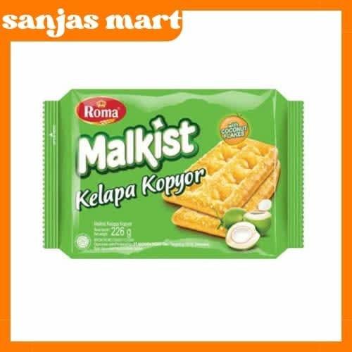 ROMA MALKIST KELAPA KOPYOR 200GR pusat grosir jajan murah meriah