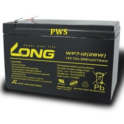 Aki Battery LONG WP7-12 28W WPS7-12 12V 7Ah Accu Aki UPS APC Original