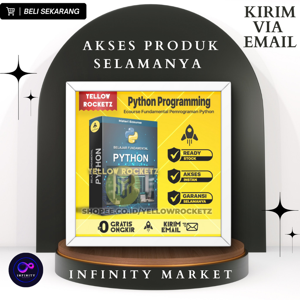 Mahir Coding Pemrograman Python dari Dasar - Jago Phyton Dari Nol - Materi Video Pembelajaran