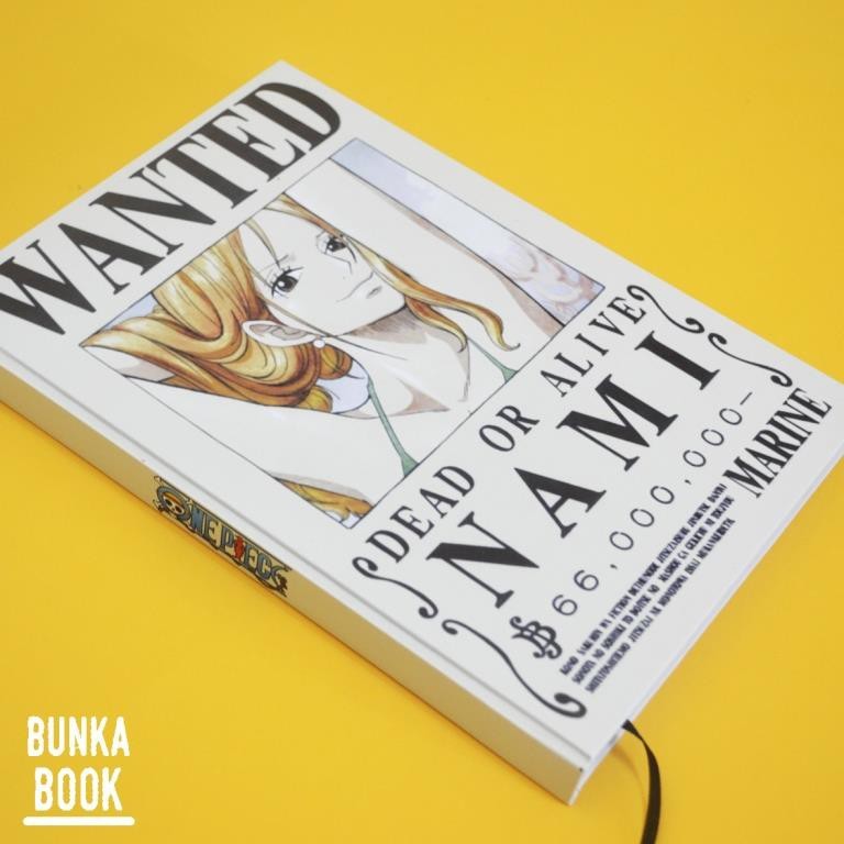 

Note Book Hardcover Anime One Piece Wanted Nami Ukuran A5 Jurnal Agenda Planner Notebook Gift Couple