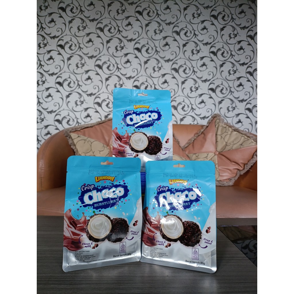 

Lianggui Crisp Choco Burst - Strawberry / Choco & Milk 80 Gr/ Pack - SLEEPWELL