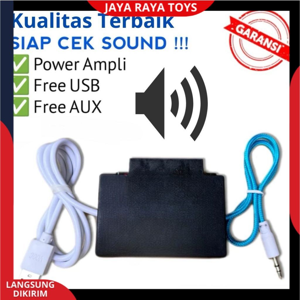 Power Ampli Mini 5volt 2 channel free usb free aux jernih bas mantap termurah