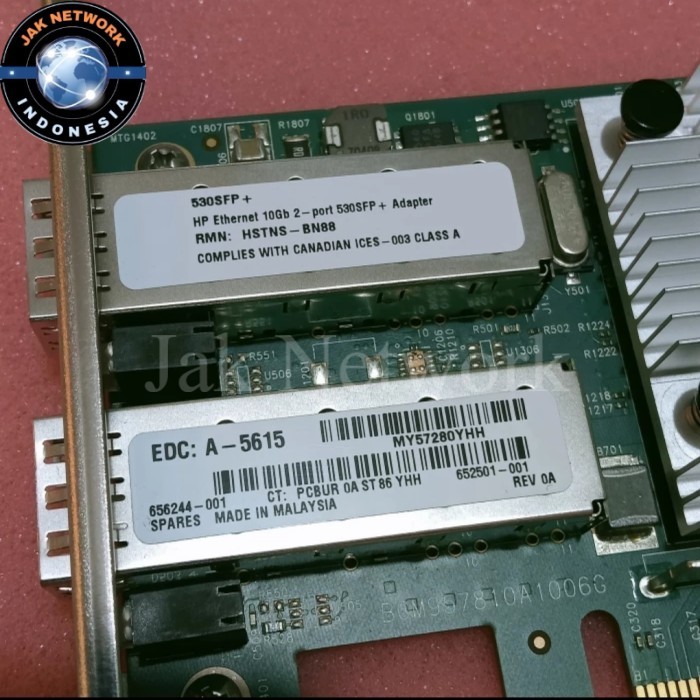 Card SFP+ 10G HP Ethernet 10Gb 2 Port 530 SFP+ Adapter