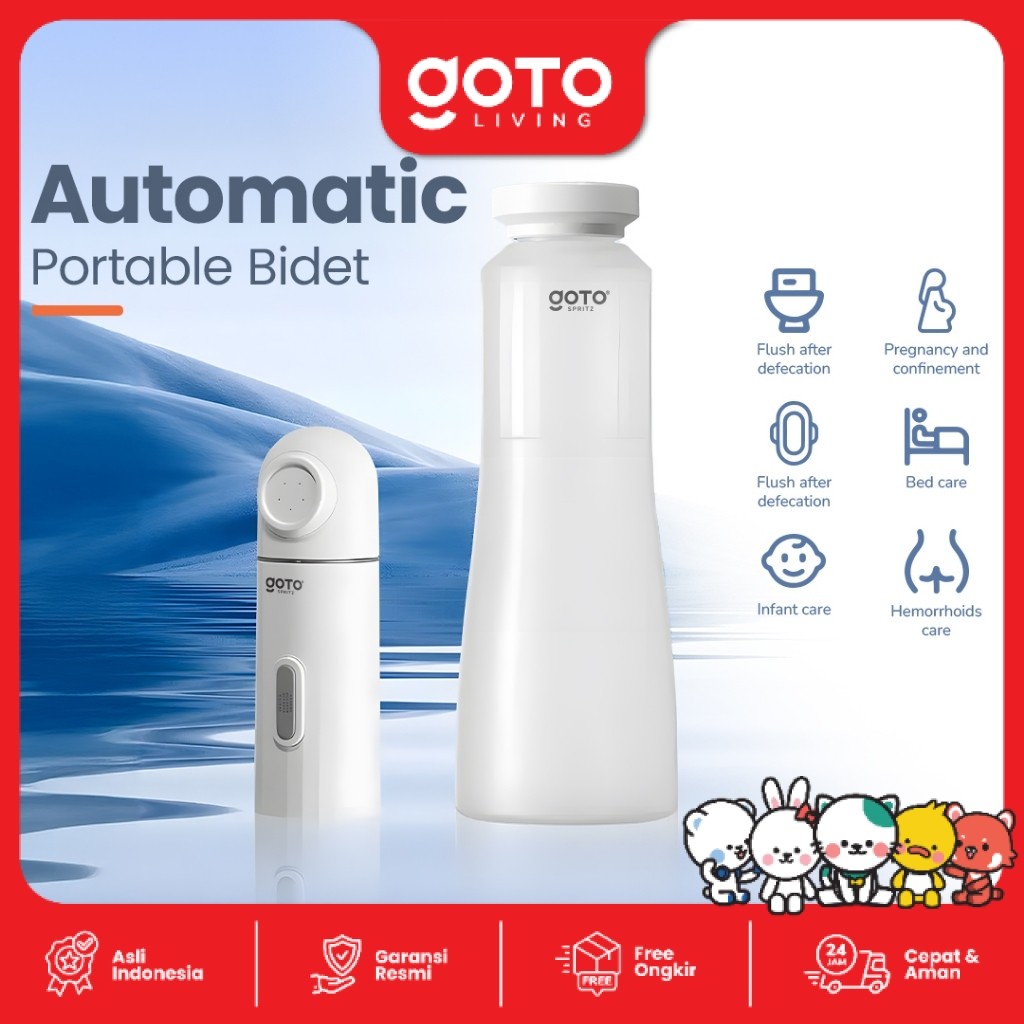 Spritz Bidet Semprotan Cebok Otomatis Toilet Portable Travel