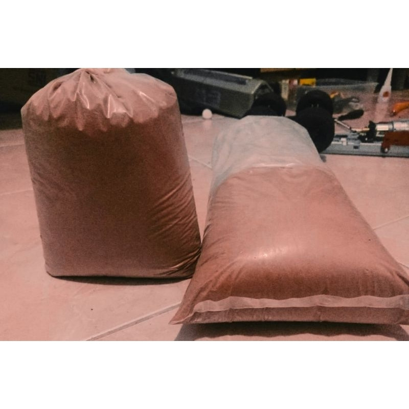 Bubuk Serbuk Pasir Batu Bata Merah Halus kering Bahan Membuat Telur Asin