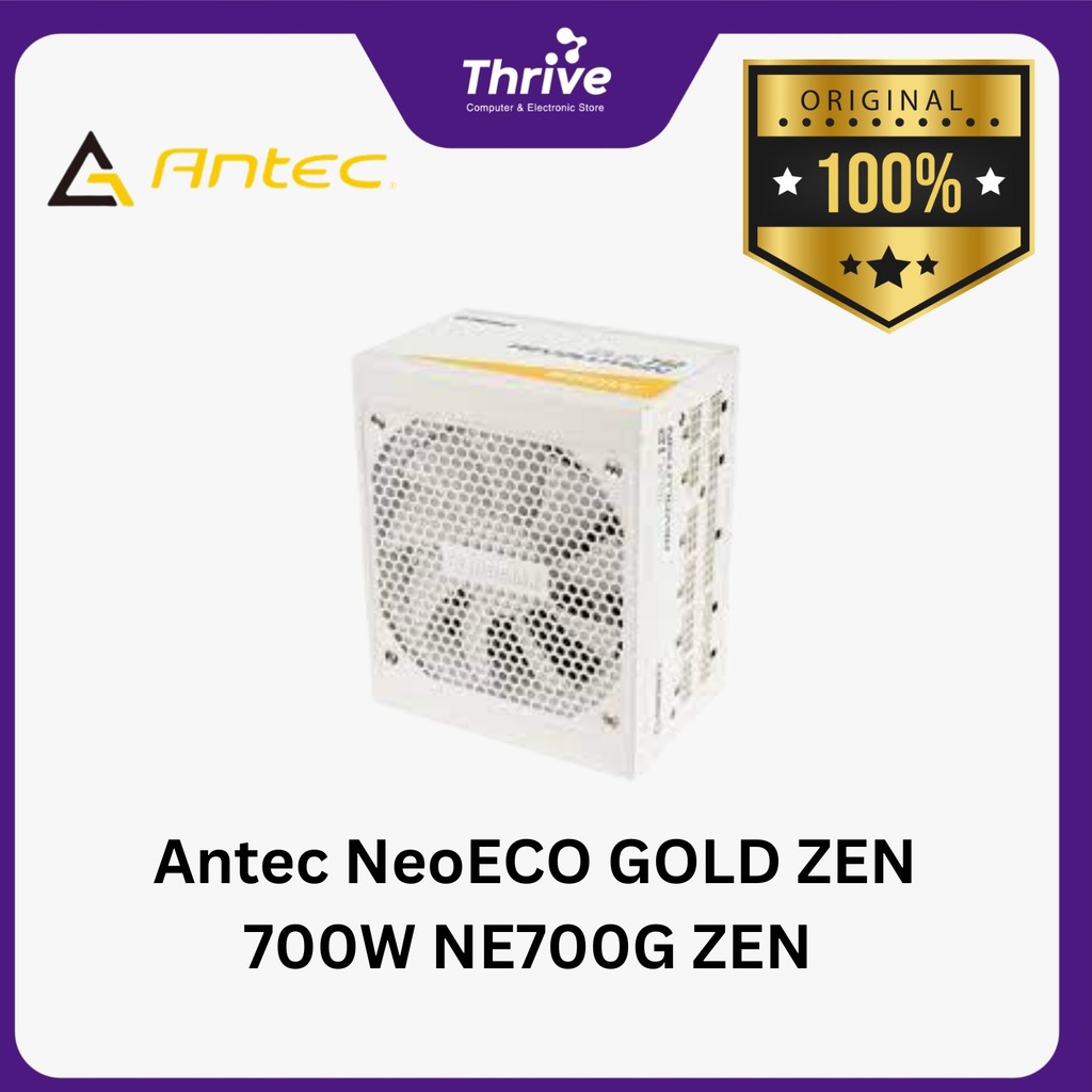 Antec NeoECO GOLD ZEN 700W NE700G ZEN - 80+ Gold Certified - Japanese Capacitor  - 5 Years Warranty 