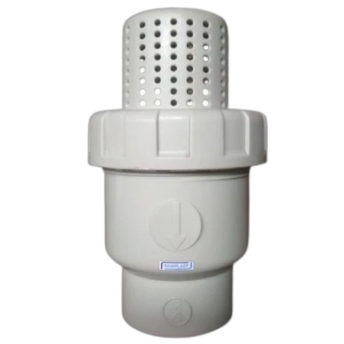 NB91 Foot Valve PPH 2 inch Foot Klep PP 6mm Saringan PPR DN50 Fitting - 2 inch
