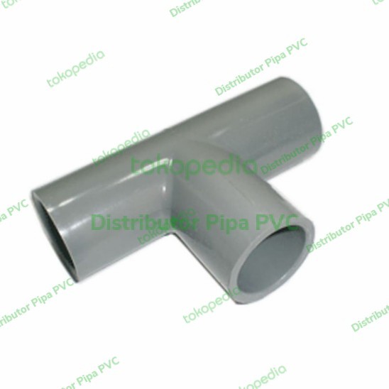 NB91 Tee PVC 1/2 inch AW T Sambung Paralon Fitting PVC Pipa PVC