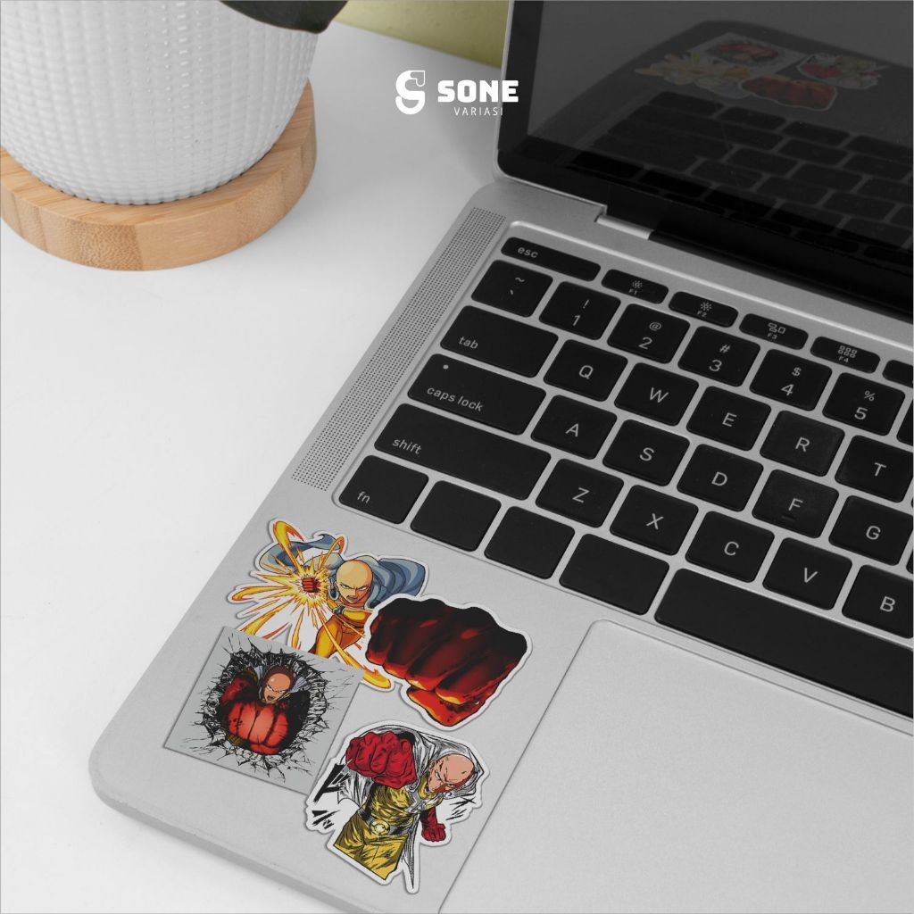 

Stiker One Punch Man Paper Vinyl Anti Air Aksesoris Laptop Buku Tumbler