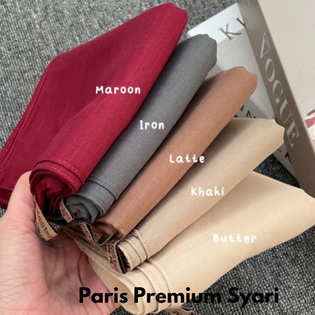 Jillbab Segi empat 120x120 Paris Premium Syari