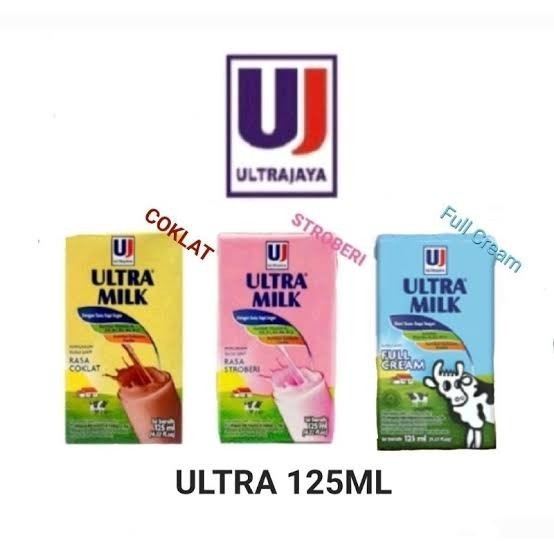 

Ultra Milk Susu UHT 125 ml. 1 Dus isi 40 pcs.