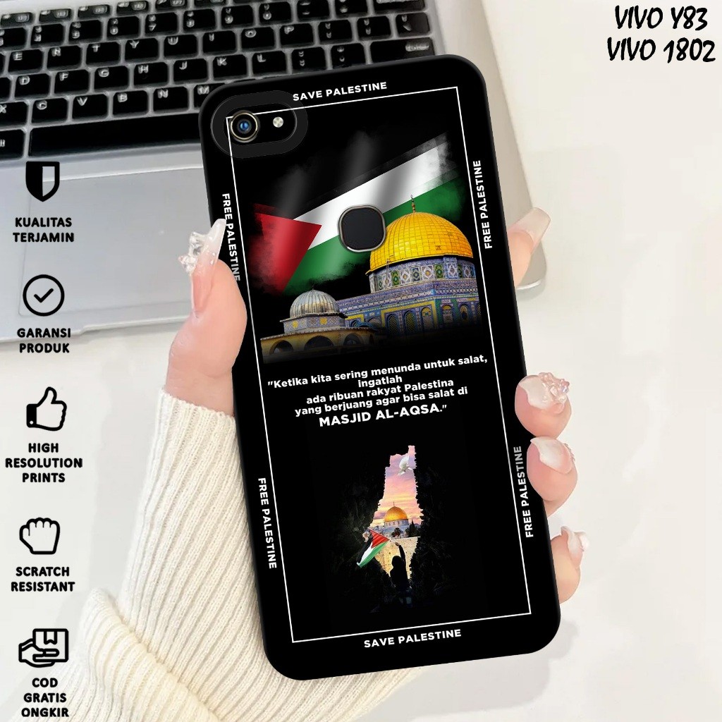 CASE VIVO 1802 - Casing Vivo 1802 Motif PALESTINE - Case Hp 1802 - Casing Hp 1802 - Softcase Vivo 18