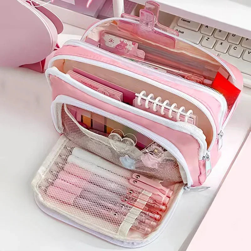 

PLGI Tempat Pensil Multi Layer Pencil Case Compact Pouch Stationary MG2U1P