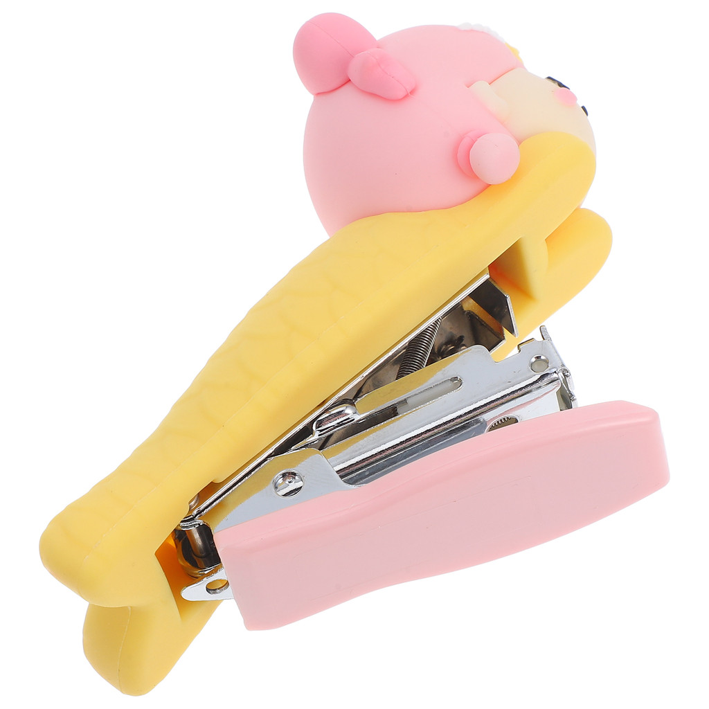 

Mermaid Stapler Cute Staplers for Desk Small Mini Students Silica Gel Decorative Hand