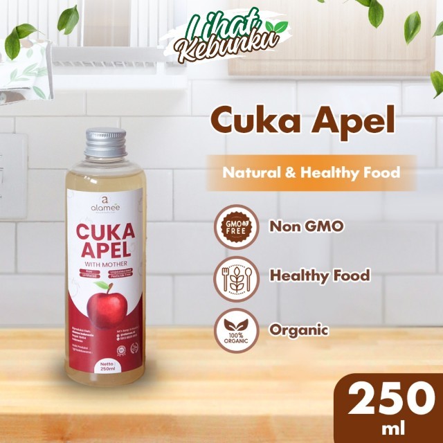 

ALAMEE Cuka Apel Organik Apple Cider Vinegar With Mother Original Vinega Sari Buah 250ml LIHAT KEBUNKU