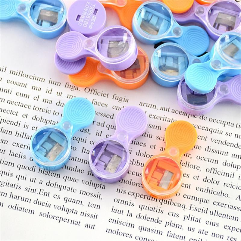 

Fast Cutting Geometry Double Hole Pencil Sharpener Moderate Thickness 2.0 Double Holes Pencil Sharpener Student Supplies