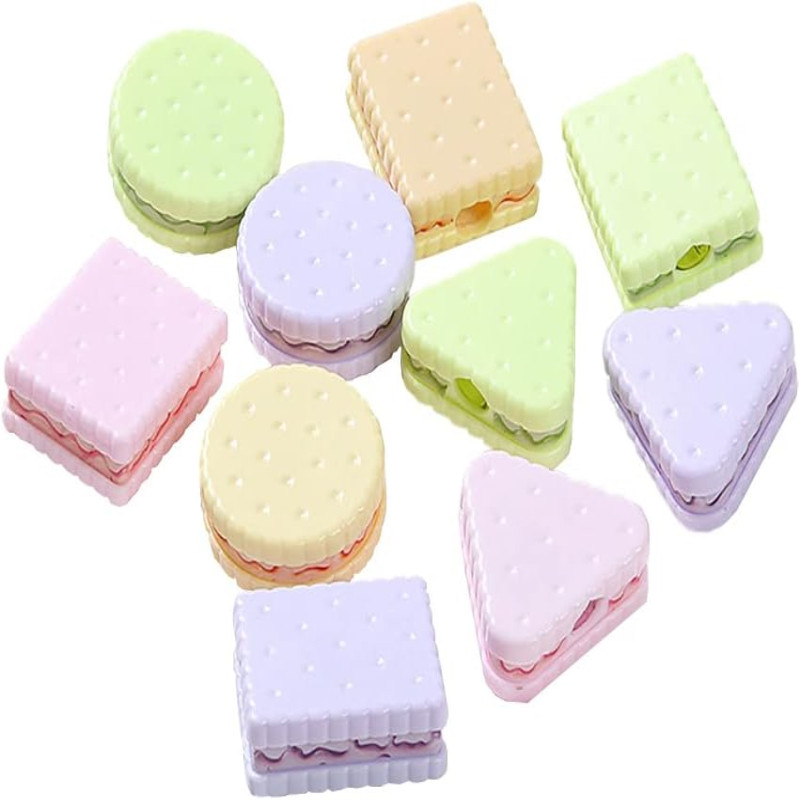 

20 Pcs Cookie Pencil Sharpeners, Manual Pencil Sharpener for Art Pencils,Handheld Pencil Sharpener, For Ofiice School Supply