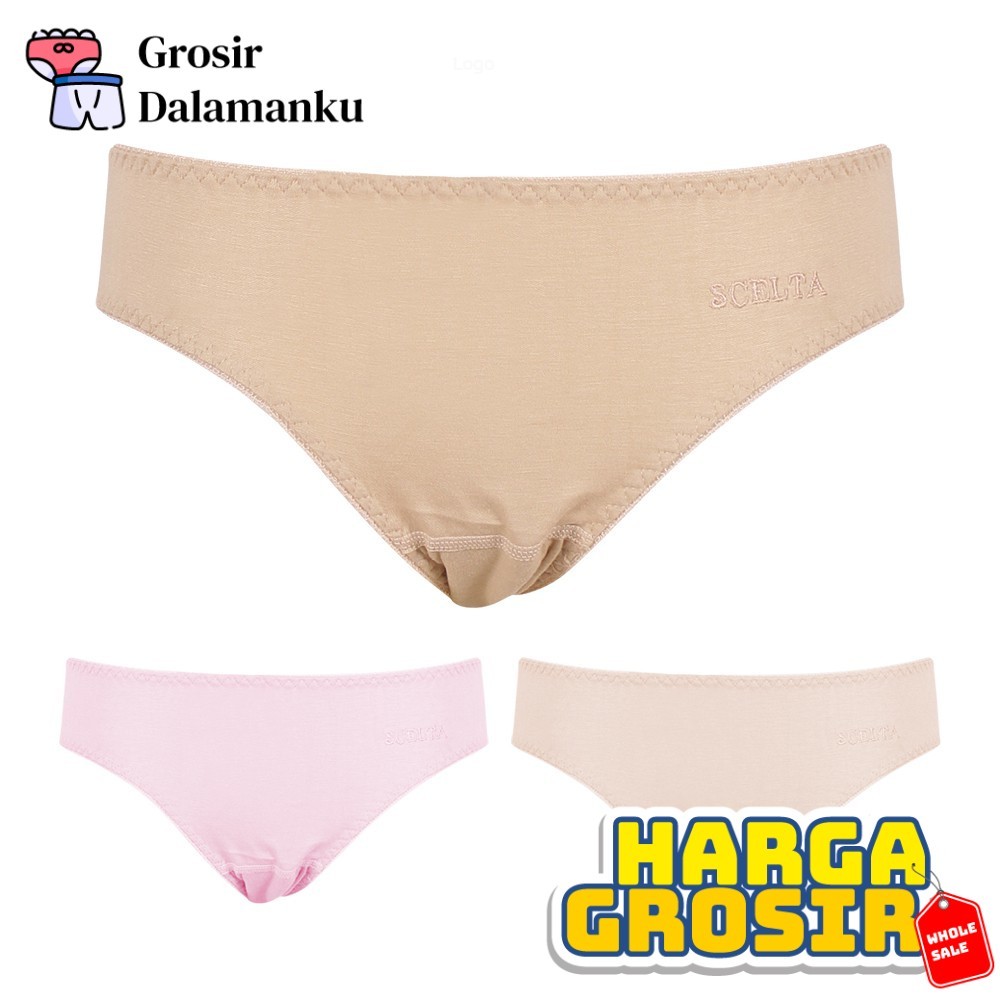 (Grosir) Scelta Celana Dalam Wanita Siksak Sik Sak Mini Cd Zigzag Zig Zag Sc 04
