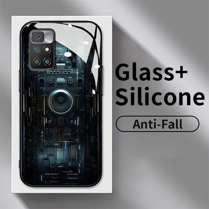 Glass Case For Redmi 10 4G 2021 2022 10 Prime 2021 10 Prime 2022 10A 10A Sport 10C 10X 4G 11A 12 4G 