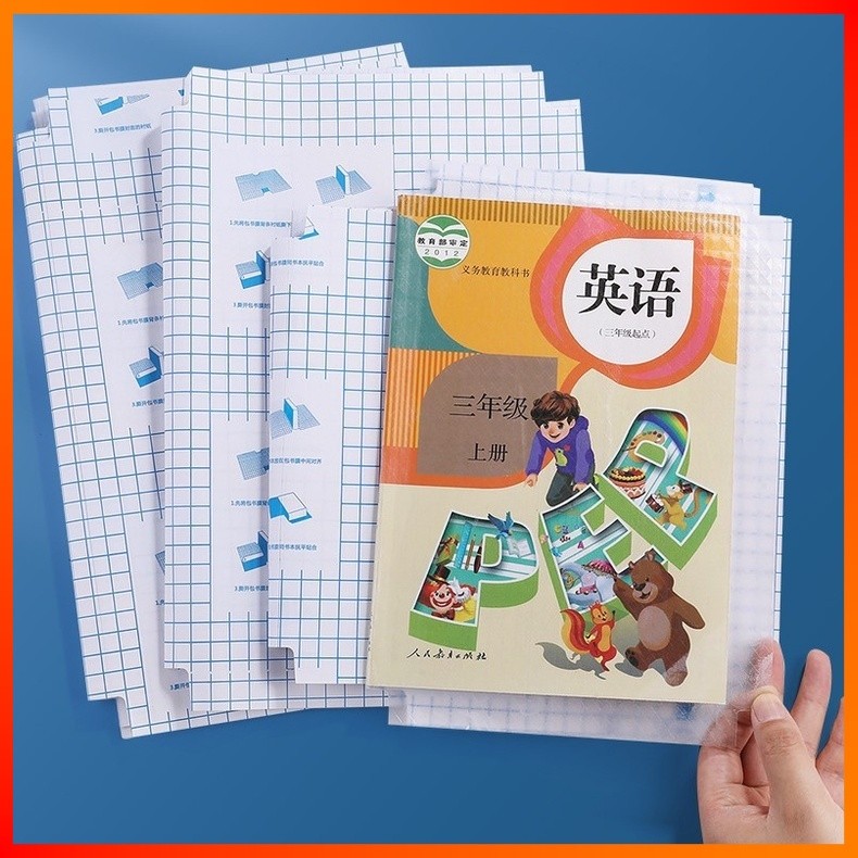 

Sampul Buku Tulis Plastik Aesthetic 1 Pack Stiker Buku PVC Film Isi 10 Lembar Tahan Air