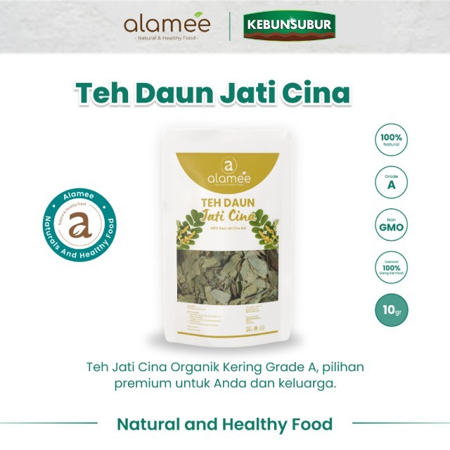 

ALAMEE Teh Jati Cina Teh Daun Senna Leaf Tea Herbal Alami Organik Dried Flower Premium 10gr kebunsubur kebunsubur
