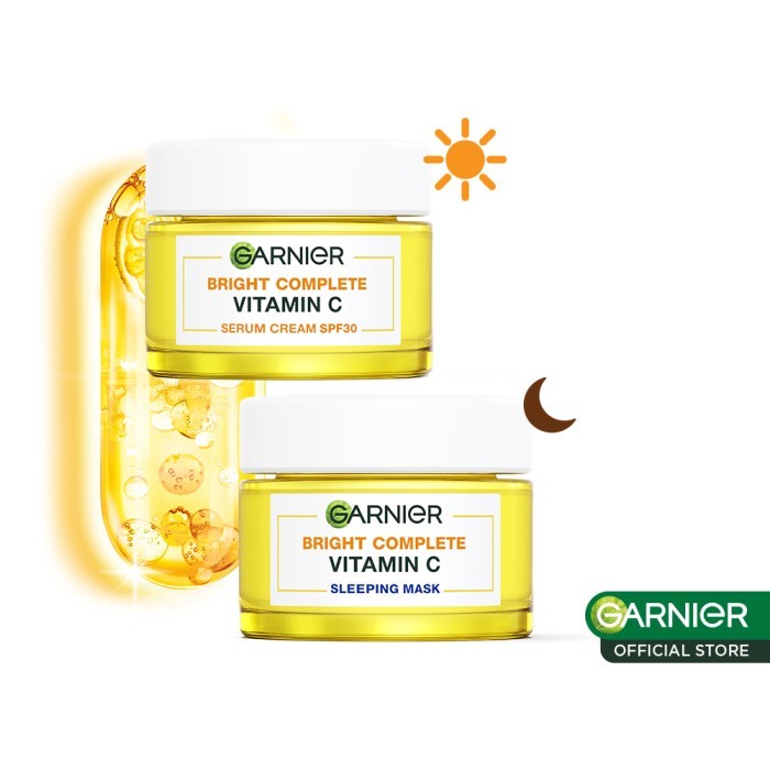 Garnier Bright Complete Yuzu Day Cream + Night Cream (Light Complete) - Day+Night Cream