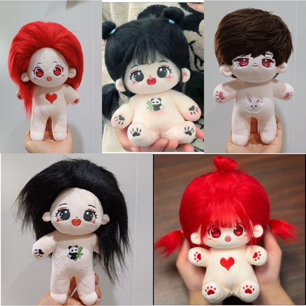READY 20cm CATTON DOLL WITH SKELETON///NON ATTRIBUTE//BONEKA KAPAS PLUSH TOY DOLL