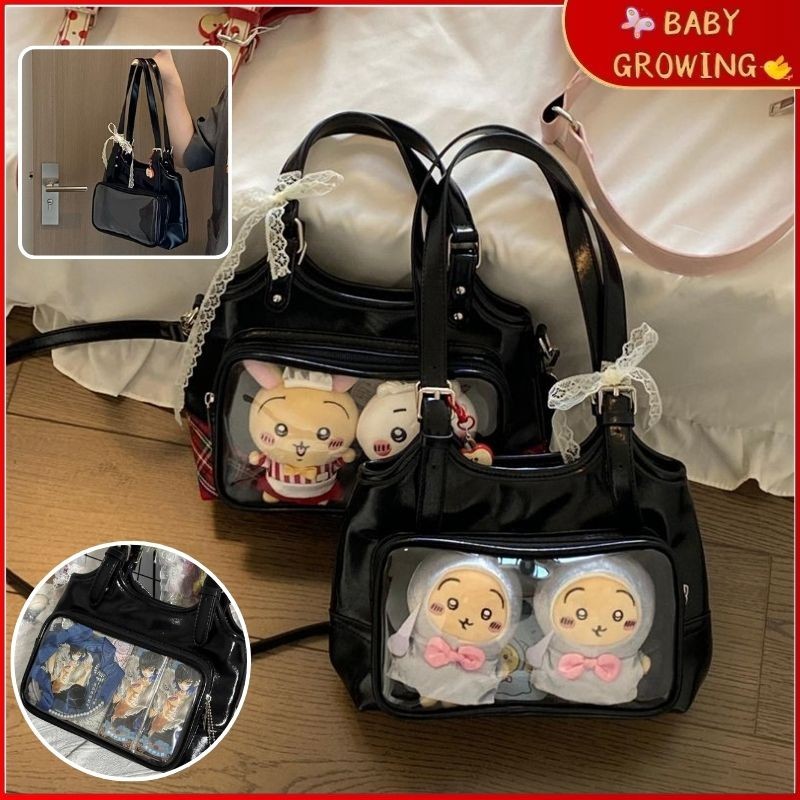 Tas nyeri Bahu Kulit Wanita DIY Cewek Shoulder Slingbag Fashion Versatile ItaBag