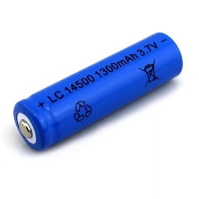 BATERAI 14500 1300mAh Rechargable BATERAI AA Li-Ion 3.7V 1300mAh RECHARGABLE BATERAI 14500 AA