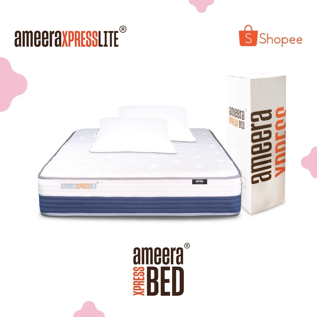 PROMO MURAH Kasur Spring Bed AMEERA EXPRESS LITE UKURAN 160x200 (Queen Size)