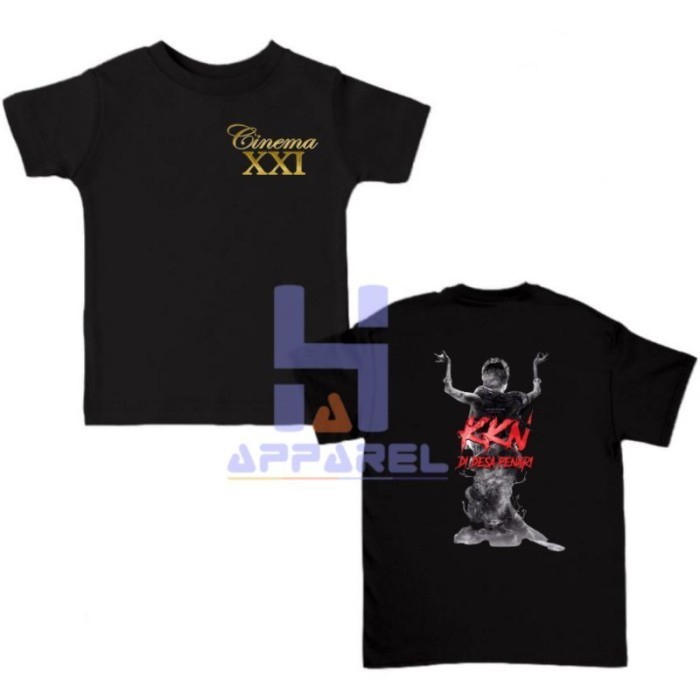 BAJU ANAK KAOS ANAK KKN DI DESA PENARI CINEMA 21 - Hitam, S