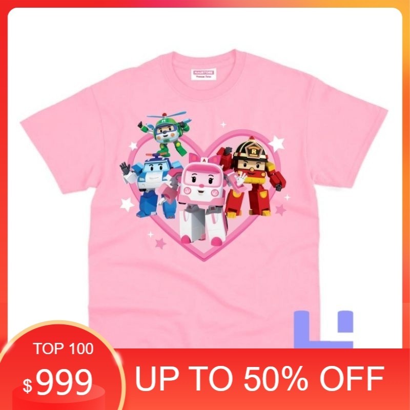 BAJU ANAK KAOS ANAK ROBOCAR POLI
