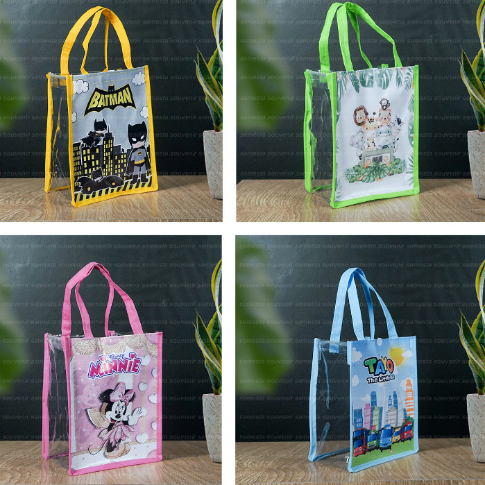 

Tas Ultah Kombinasi Mika/ Tas Ulang tahun Anak / Goodie Bag Hampers Souvenir