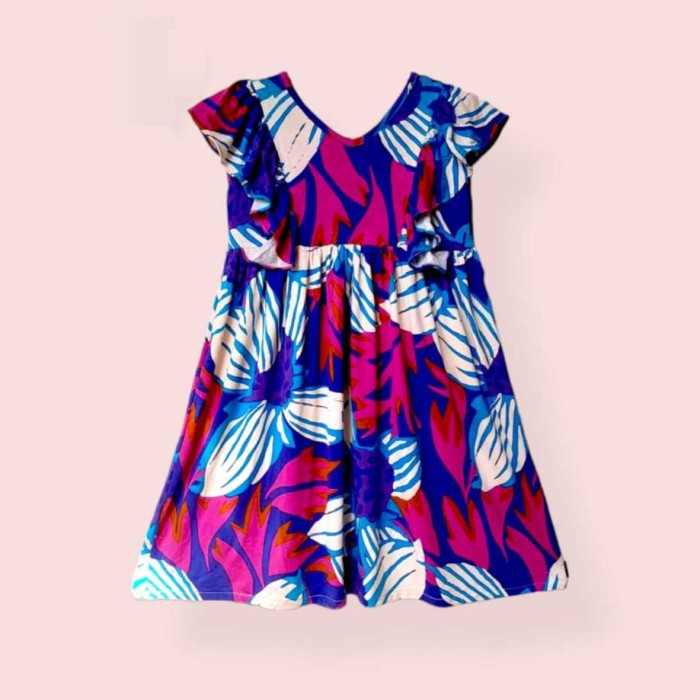 By Kayamani - Dress Anak Perempuan - Floral Blue