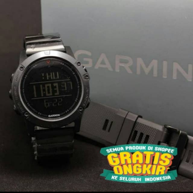 Jam Tangan Pria Garmin Fenix 5x Paket digital/ Produk Lokal