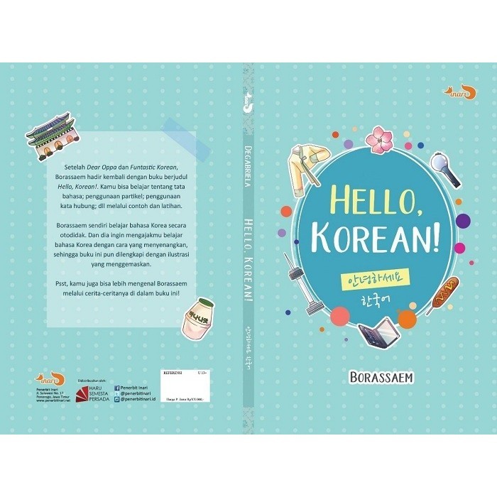 Terlaris ✨ -BUKU FUNTASTIC KOREAN BY Borassaem dan Gwyn (doodly.id) - funtastic korea