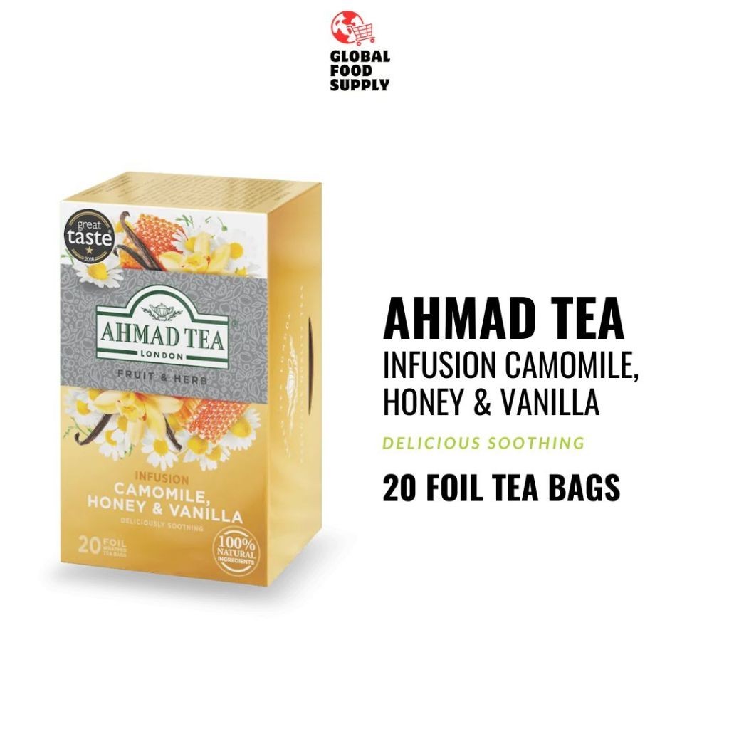 

Ahmad Tea Camomile, Honey & Vanilla Infusion 20's 40 gr