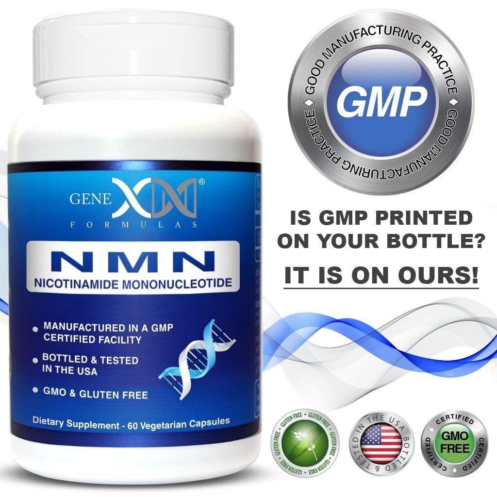 NMN 250mg Serving Nicotinamide Mononucleotide Direct NAD+ Supplement