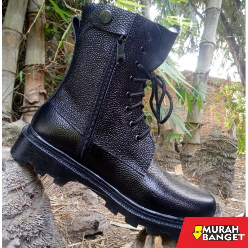 Sepatu pdh- SEPATU PDL KULIT JERUK SEPATU PDL SABARA TNI POLRI