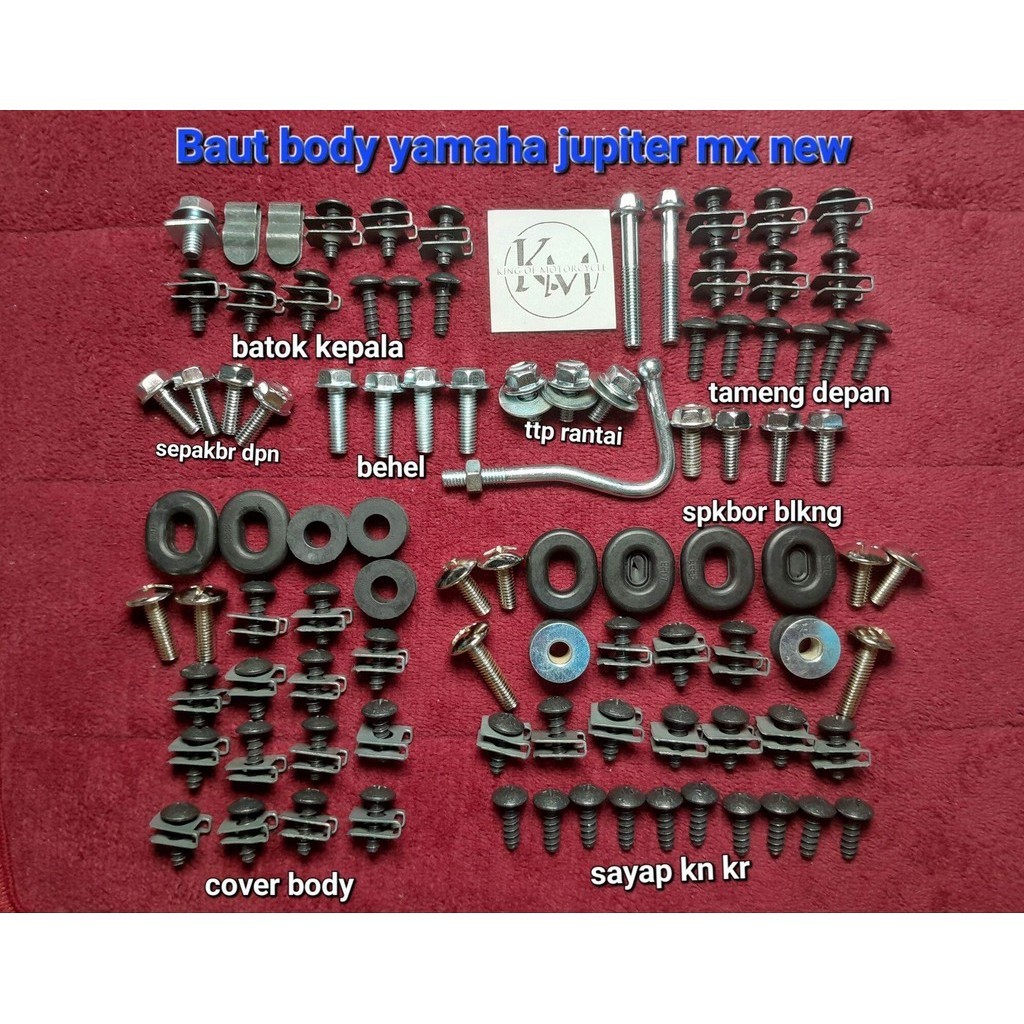 New  Cod Baut body lengkap yamaha Jupiter MX New-Baut body fullset yamaha jupiter MX New 135