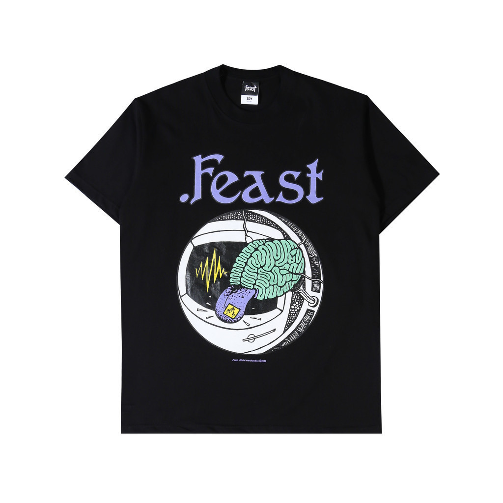 .Feast - Braindead - T-shirt - Black Short Sleeve Kaos Lengan Pendek