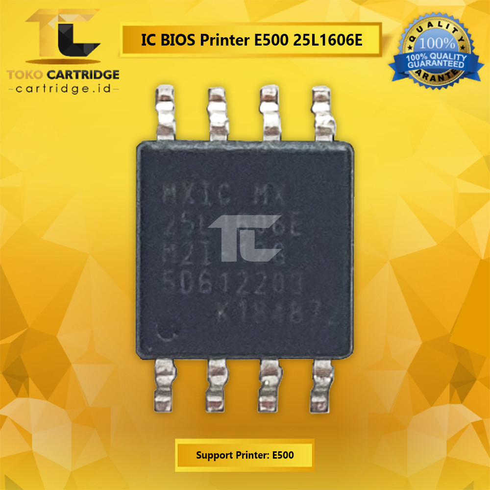IC BIOS Can Printer E500 New 25L1606E, Resetter Firmware Can E500, IC Mainboard E500