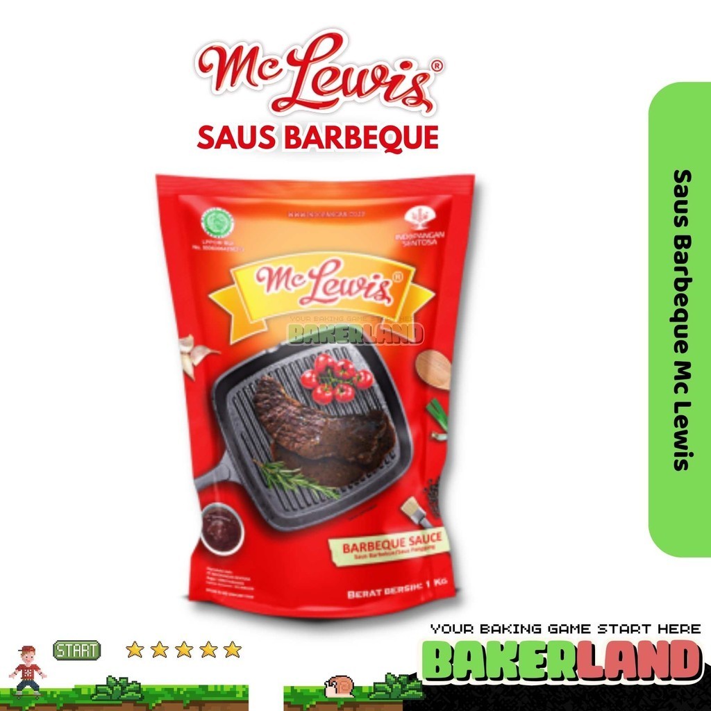 

Saus Barbeque Mc Lewis / Saus Barbeque / Saus Mc Lewis Barbeque 1kg