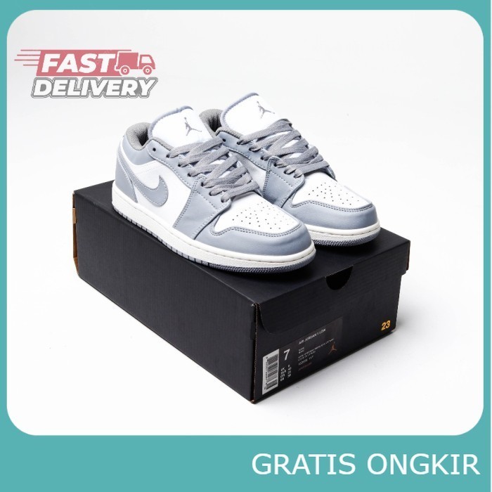 Sepatu Nike Air Jordan 1 Low Vintage Grey