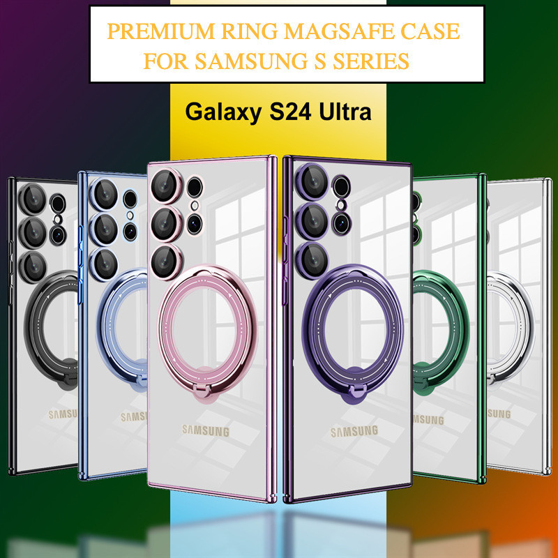 Casing Luxury 360 Ring For Samsung Galaxy S23 ULTRA / Galaxy S24 Ultra / S25 Ultra / S24 FE / S23 FE
