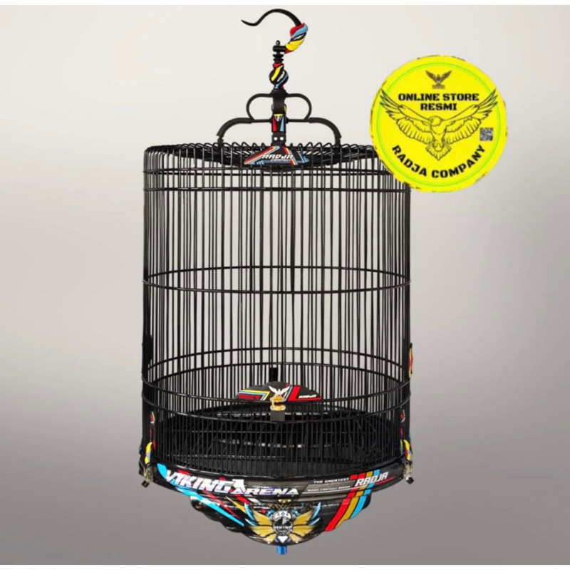 SANGKAR KANDANG MURAI RADJA COMPANY ARENA VIKING DECAL PVC TERBARU