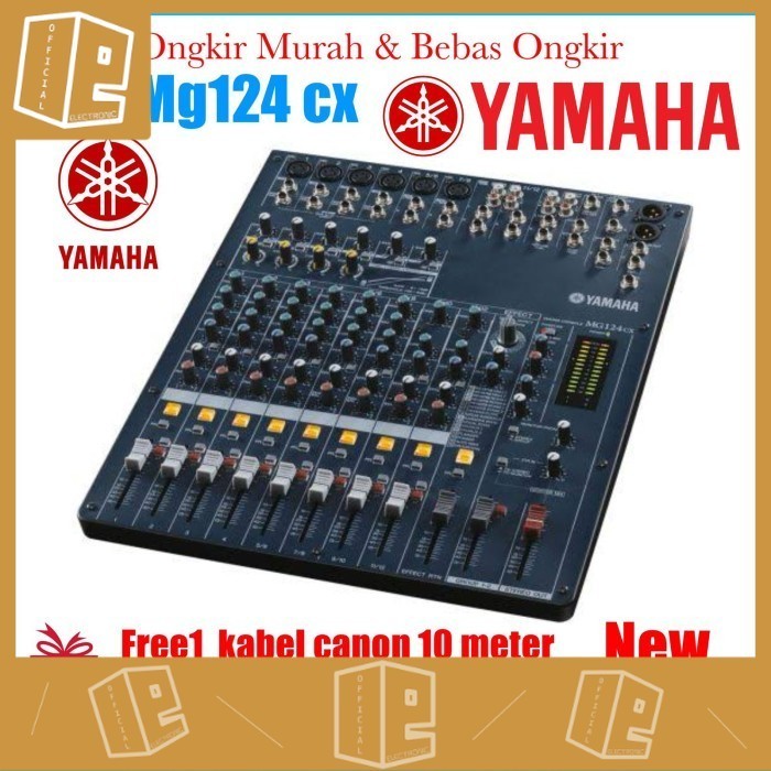 Mixer Audio mixing Yamaha Mg124Cx New Original import luar garansi 1th