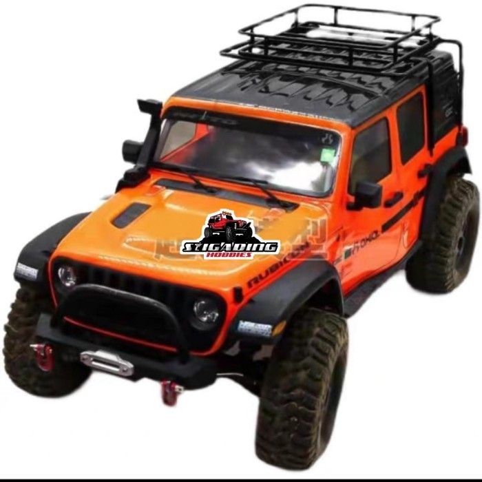 PART REMOTE CONTROL METAL SHORT ROLL CAGE AND ROOF RACK FOR RUBICON 313MM 275MM