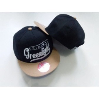 Topi Snapback Pria Boordir Timbul Greenlight Topi Original Distro Premium Topi Hip-Hop Pria Wanita C